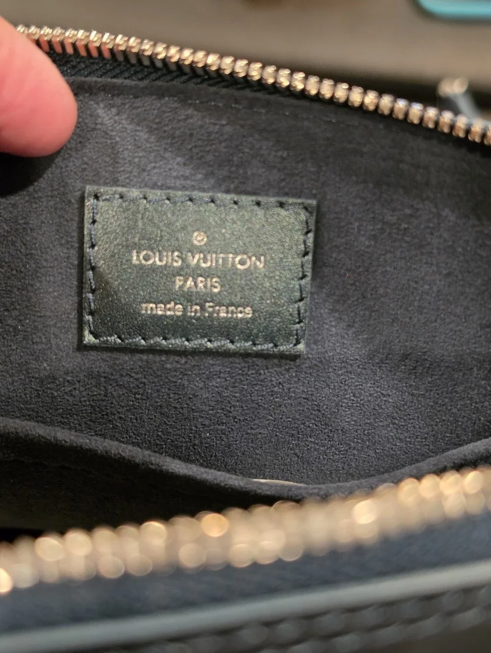 Louis Vuitton Calfskin Debossed Monogram Alma BB